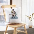 thumbnail image 5 of LALILO Throw Pillow Covers Cute Unicorn Art Cartoon Nursery Cushion Cover 18" x 18", 753 Pack, 5 of 6