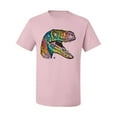 thumbnail image 3 of Dean Russo Raptor Animal Lover Men's Graphic T-Shirt, Light Pink, 3X-Large, 3 of 6