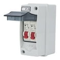 thumbnail image 3 of Transparent Distribution Box, Easy To Install AC 230/400V 32A Flame Retardant IP65 Waterproof 2 Way Distribution Case  For Outdoor Use 6A 32A,16A 32A,20A 32A, 3 of 8