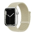 thumbnail image 1 of BRADCET Compatible with Braided Solo Loop Apple Watch Band 44mm 40mm 45mm 38mm 42mm 49mm 41mm Women Men, Elastic Band Nylon Wristbands Strap for iWatch Series Ultra 8 7 SE 6 5 4 3 2 1 Nike Accessories, 1 of 11