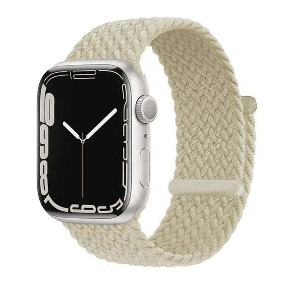 ALMNVO Compatible with Braided Solo Loop Apple Watch Band 44mm 40mm 45mm 38mm 42mm 41mm 49mm Ultra for Women Men, Elastic Band Nylon Wristbands Strap for iWatch Series 8 7 SE 6 5 4 3 2 1 Accessories