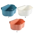 thumbnail image 3 of Cubo de basura colgante Wosthever para puerta de armario de cocina multifuncional Robusto ligero Blanco, 3 of 6