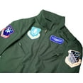 thumbnail image 5 of Men Flight Suit Pilot Costume Cosplay Jumpsuit for Halloween Party, 5 of 5