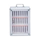 thumbnail image 1 of Gabinete de almacenamiento para teléfonos Caja de almacenamiento móvil Asa portátil Montaje en pared con 2 24 ranuras, 1 of 9