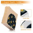 thumbnail image 5 of Yayeee Napkin Holder for Table Set of 2 Kitchen Paper Tissue Organization, Orange Fireflies Pattern, 5 of 8