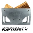 thumbnail image 4 of US Stove US19VP Portable Collapsible Rectangular Fire Pit, 4 of 8