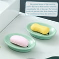 thumbnail image 3 of 2 Pack Soap Dish Bar Soap Holder Soap With Drip Tray For Shower bathroom stuff, 3 of 7