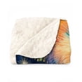 thumbnail image 2 of Happy New Year with Vizsla Fireworks Holiday Xmas Winter 2025 Cozy Sherpa Blanket Vizslas Dog Lover Gifts Idea Warm Soft Throw Blanket - 00025, 2 of 5