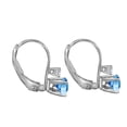 thumbnail image 3 of Aonejewelry1.80 Carats Gemstone Diamond Dangling Earrings for Women In 14K White Gold Prong-Setting, 3 of 6
