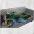 thumbnail image 6 of Fantasy Soft Flannel Fleece Throw Blanket, Mythical Phoenix Rebirth Long New Life from the Ashes Sun Exceptional, Cozy Plush for Indoor and Outdoor Use, 70" x 90", Multicolor, by Ambesonne, 6 of 6