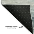 thumbnail image 3 of Addison Rugs Mayfield Washable Transitional Spiral Blue Rectangle Rug, 5' x 7'6", 3 of 6