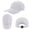 White, variant on Quick Dry Baseball Cap Mesh Sports Hat Unisex Breathable Hat-White