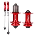 thumbnail image 2 of ZLight Lightweight Mountain Bike Hubs Front Hub 2 Bearing Rear Hub 4 Bearing For Performance Oriented Riders And Is Stable Red Set 100mm 135mm, 2 of 6