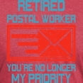 thumbnail image 3 of CafePress - Retired Postal Worker Graphic: You'Re T Shirt - Mens Tri-blend T-Shirt, 3 of 4