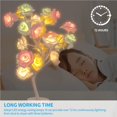thumbnail image 4 of EIMELI Led Lamp Rose Flower Shape USB Port and Battery Powered Decorative LED Table Lights for Party Wedding Christmas, 4 of 10