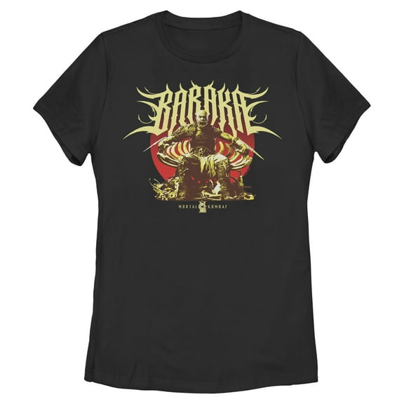 Womens Mortal Kombat II Baraka in Action Pose T Shirt