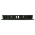 thumbnail image 2 of COMZON 19 Inch Rackmount Cable Management, 12 Slot, 1U, Metal, Black - Horizontal Server Rack Wire Management System, 2 of 5