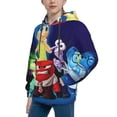 thumbnail image 2 of Lsque inside out 2 Patten Youth Hoodie Sweatshirt Pullover with Kangaroo Pocket Boys and Girls Hoodie Warm Hoodie for Kids, 2 of 8