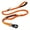 Orange, variant on Heavy‑Duty Tactical Bungee Dog Leash 4‑6 Ft Reflective Shock Absorbing Strap With Quick Release Carabiner And Dog Seat‑Buckle Attachment for Medium Large Dogs