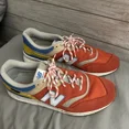 thumbnail image 2 of New Balance 997H Energy Red Atomic Yellow Cordura Suede Multicolor Sneakers S12, 2 of 6