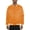 Orange, variant on Men's Premium Classic Snap Button Baseball Letterman Varsity Bomber Jacket Windbreaker