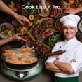 thumbnail image 4 of Abangdun Induction Cooktop,1700W/85V~120V Induction Burner Portable Electric Wok,13-inch Carbon Steel Wok Included, 4 of 18