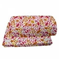 thumbnail image 4 of Nature Foot Rest, Colorful Pattern with Foliage Flowers Rustic Branches Changing of Seasons, Non-Slip Backing Adjustable Ergonomic Memory Foam Leg Support for Office, Multicolor, by Ambesonne, 4 of 5