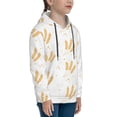 thumbnail image 3 of Easygdp Wheat Boys Hoodie Kids Sweatshirt Youth Pullover With Hood-X-Large, 3 of 6