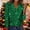 Green, variant on Gifts Dianli Casual Sequin V-Neck T-Shirt Long Sleeve Womens Sparkle Knit Top Lightweight Stretch Sequined Front Pullover for Party Holiday Evening Casual Wear
