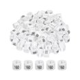 thumbnail image 1 of Unique Bargains Marqueur de Cintre Coloré pour Vêtements (Numéro 160, Blanc), Lot de 100 Pcs, 1 of 5