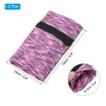thumbnail image 2 of Uxcell 6"x 4" Wrist Pouch Wrist Wallet Sports Wristband Wallet with Zipper Pocket Purple 2 Pcs, 2 of 6