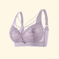 thumbnail image 3 of Lenpel Women's Lace Plus Size Bras Soft Full Coverage Support Lifting Wirefree Bralettes Comfortable Everyday Bras, 3 of 3