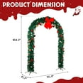 thumbnail image 3 of GoDecor Christmas Decoration Tree Arch Christmas Arch Christmas Garland Set Outdoor Door Decor, 3 of 6