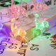 thumbnail image 1 of Guirnalda de luces navideñas de reno multicolores 3M 20 a pilas, 1 of 1