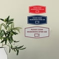 thumbnail image 3 of Signs ByLITA Fancy Please Clean Microwave After Use Vector Sign - Kitchen Signs | Durable Material | Cleaning Reminder | Easy Installation Sign (Red) - Medium, 3 of 7