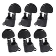 thumbnail image 3 of sweethay 6 piezas clavija de afinación de guitarra 3R 3L accesorios pieza de ajuste clavijas de afinador de guitarras piezas de repuesto accesorio de Accesorios para instrumentos musicales Negro sweethay OD027995-02, 3 of 6