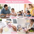 thumbnail image 6 of Office Calculators Desktop, 12-Digit Dual Power Cute Calculator with Large LCD Display Big Button for Office Home and School, 6 of 6