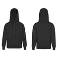 thumbnail image 2 of renvena Girls Casual Hooded Jumpers Pullover Hoodie Long Sleeve Sweatshirts with Pocket 3-14 Black 5-6, 2 of 7