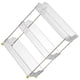 thumbnail image 1 of Gabinete pedestal Injueey para baño almacenamiento y organización color transparente, 1 of 6