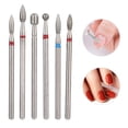 thumbnail image 1 of Paquete De 6 Piezas Kit De Brocas Para Arte De Uñas De Acero Inoxidable Accesorios Para Taladro De Uñas Herramienta De Manicura JG # 9 Puntas De Cortador De Uñas Profesional, 1 of 7