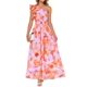 thumbnail image 1 of Vestido largo ZESICA 2025 Boho con volantes florales de un solo hombro para mujer, 1 of 7