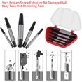 thumbnail image 3 of Extractor de tornillos rotos de 5 piezas, kit de extractor de tornillos, 3 of 5
