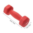 thumbnail image 2 of BESTYASH Poids de Pilates pour Femmes Haltère Hexagonal Rouge 2 Pcs, 2 of 7
