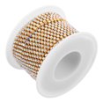 thumbnail image 2 of CIMAXIC Chaîne de Mariage 1 Rouleau pour Couture Chaîne de Maillons en Strass pour Bijoux DIY Fête de Mariage Robe de Mariée Costumes de Danse Sacs à Main Décorations de Gâteau 9 Mètres, 354.33"X0.1"X0.04 Pouces, 2 of 4
