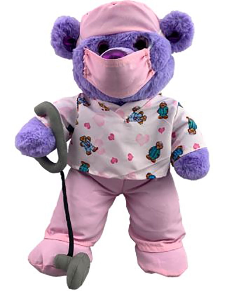 Adorable Pink Scrubs with Accessories Fits Most 8 inch Build A Bear and Make You 