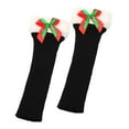 thumbnail image 5 of QLEICOM Leg Warmers,Socks for Women,Women's Christmas Leg Warmers with Fleece Lining for Ankle To Knee Coverage Knit Boot Socks Provide Thermal Insulation As Fashion Footwear Accessories Black, 5 of 5