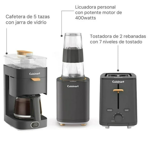 Combo de Electrodomésticos Cuisinart Cafetera Tostador