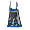thumbnail image 2 of Goodhope  Blue/Black Mesh Drawstring Backpack, 2 of 2