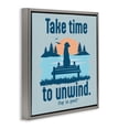 thumbnail image 4 of Stupell Industries Take Time to Unwind Animals Painting Gray Floater Framed Canvas Art Print Wall Art, 18 x 18, 4 of 10