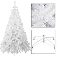 thumbnail image 5 of 6' Artificial Christmas Tree Premium Spruce Hinged with Metal Stand Eco-Friendly Xmas Pine Tree White, 5 of 6